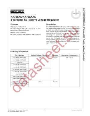 KA7824AETU datasheet  